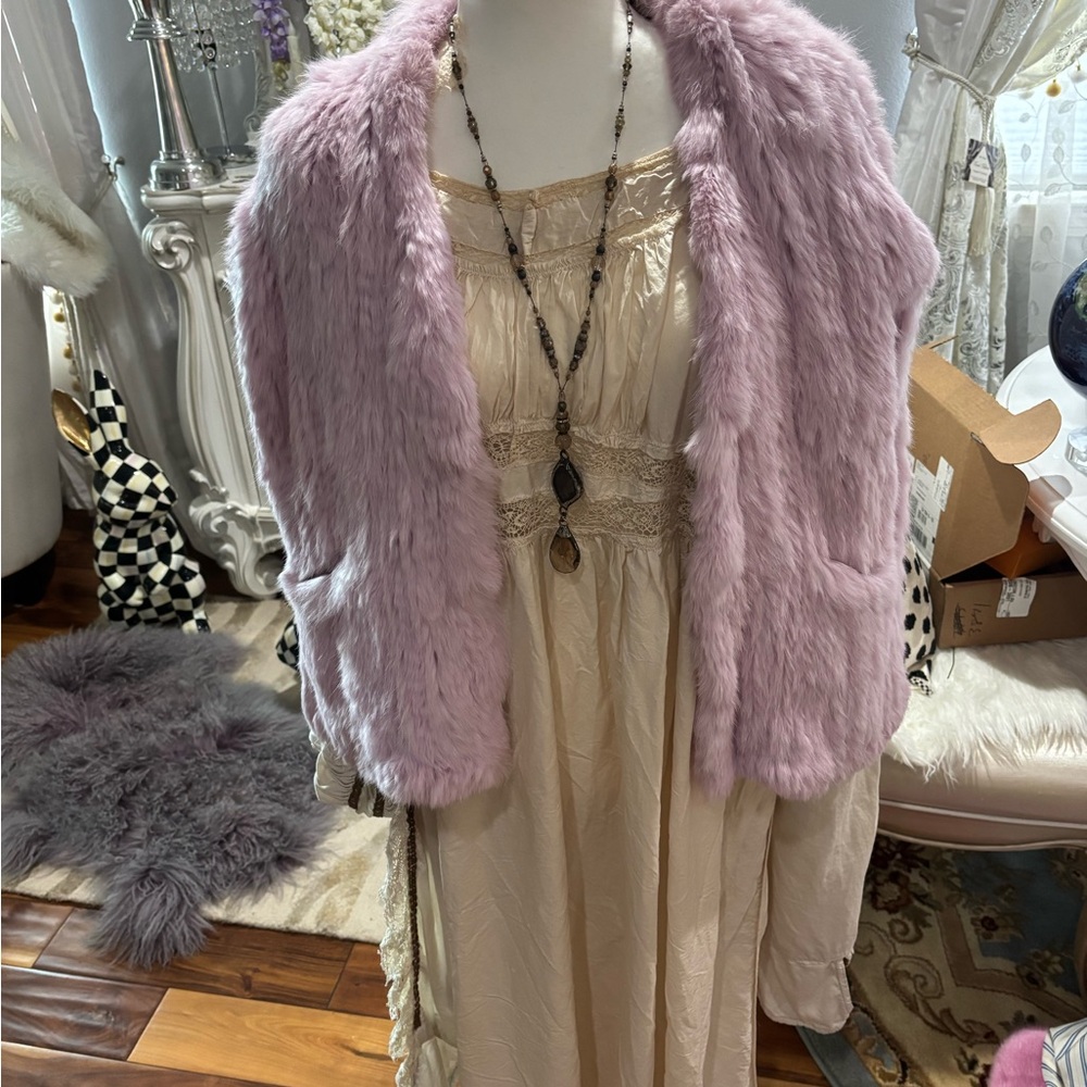 J.Elizabeth Soft rabbit fur  Jacket